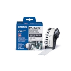 ETIQUETAS CINTA CONTINUA BROTHER BLANCA DK22210 29MMX30.48 QL-1050/ QL-1050N QL-1060N QL-500 QL-500A/ QL-550/ QL-560/ QL-560VP/ QL-570/ QL-580N/ QL-650TD/ QL-700