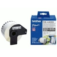 ETIQUETAS CINTA CONTINUA BROTHER DK44205 PAPEL BLANCA REMOVIBLE DK44205 12MM QL-560 QL-570 QL-580N QL-1050 QL-1060N