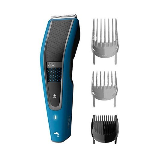 CORTAPELOS PHILIPS HAIRCLIPPER 5000 HC5612/15 28 AJUSTES/ 3 PEINES/ 0.5-28MM/ 75M AUTONOMIA/ LAVABLE