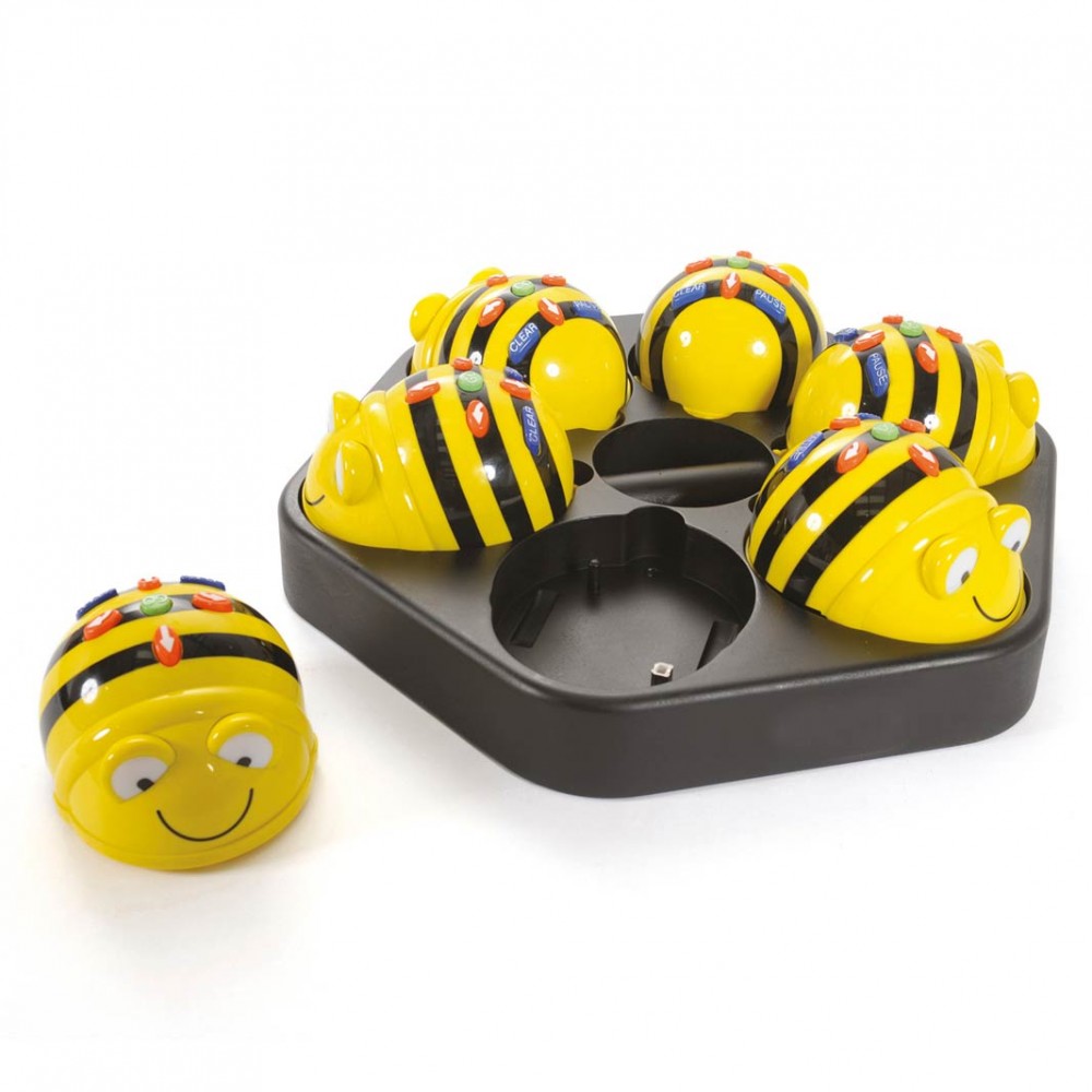 ROBOT TTS BEE-BOT CLASS BUNDLE 6 UNIDADES Y ESTACION DE CARGA