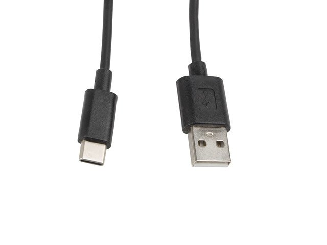 CABLE USB LANBERG 2.0 MACHO/ USB TIPO C MACHO 1M NEGRO