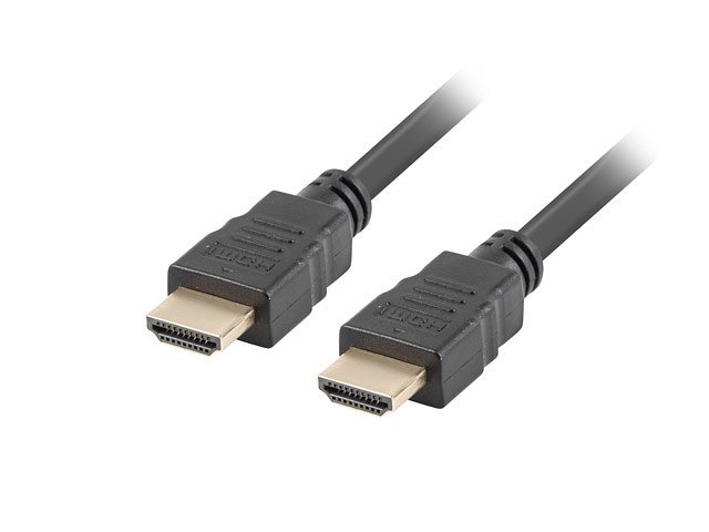 CABLE HDMI LANBERG MACHO/ MACHO V1.4 ALTA VELOCIDAD 1M NEGRO