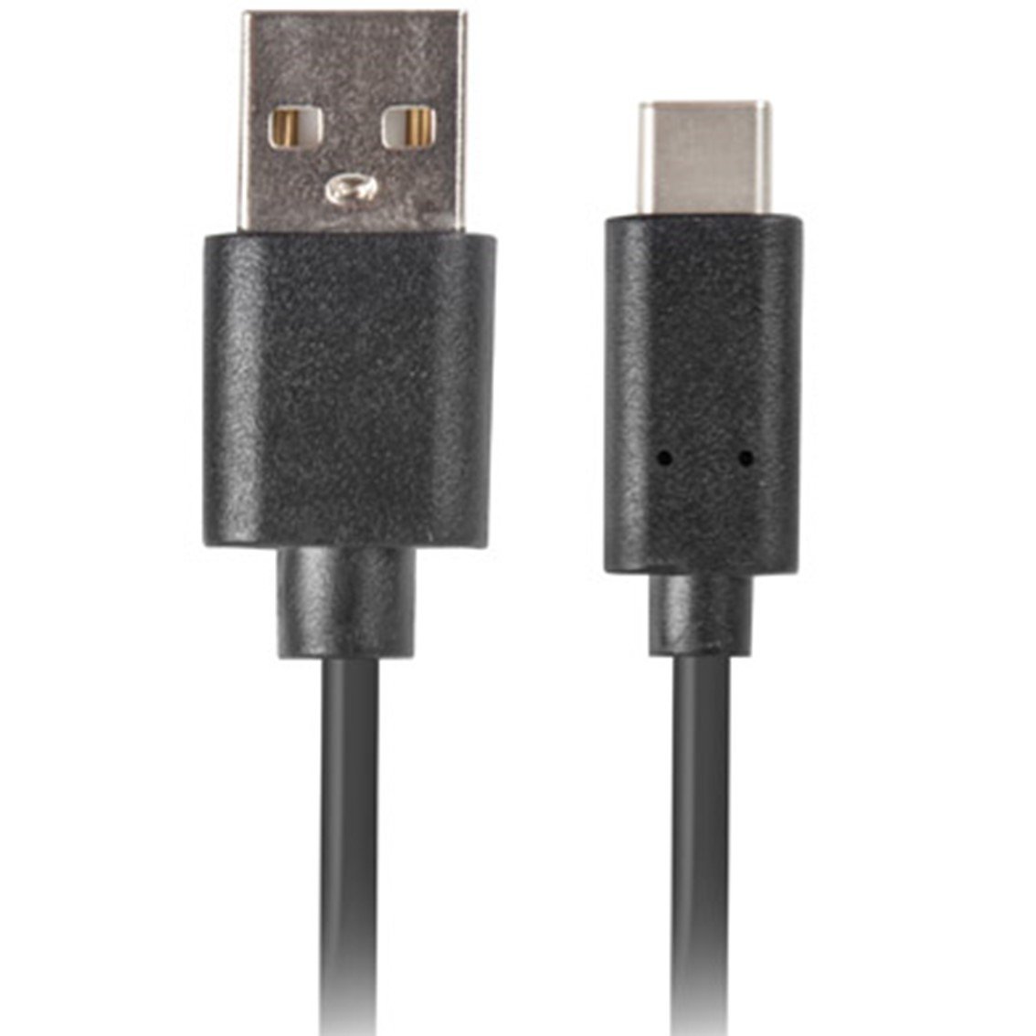CABLE USB LANBERG 2.0 MACHO/ USB TIPO C MACHO QUICK CHARGE 3.0 1.8M NEGRO