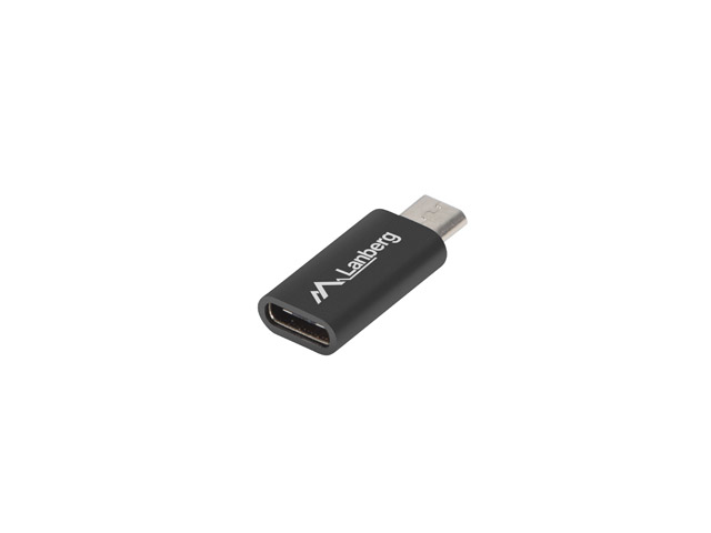 ADAPTADOR LANBERG USB 2.0 USB TIPO C F-MICRO-B MACHO NEGRO