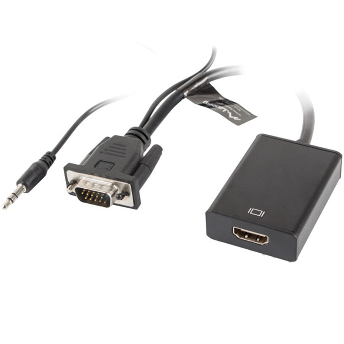 ADAPTADOR LANBERG VGA MACHO+AUDIO 3.5MM JACK/ HDMI HEMBRA