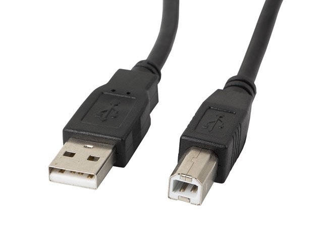 CABLE IMPRESORA LANBERG USB A - USB B MACHO / MACHO NEGRO 5 M
