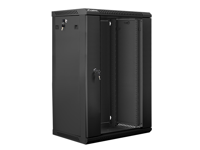 ARMARIO RACK LANBERG 18U 600X450X907 AUTO ENSAMBLADO 19" HASTA 60 KG NEGRO