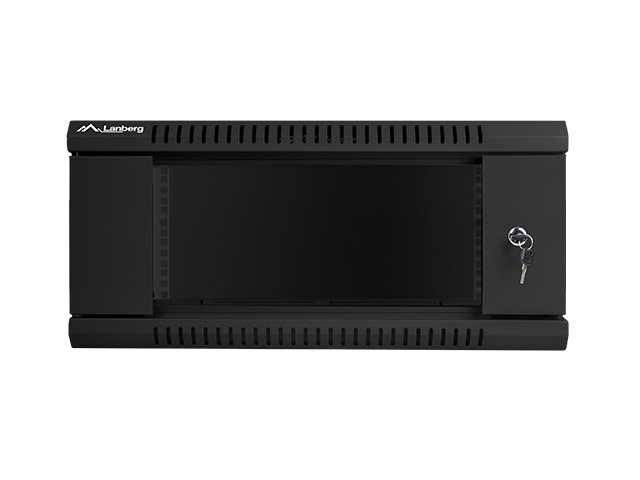 ARMARIO RACK LANBERG 4U 600X450X279 AUTO ENSAMBLADO 19" HASTA 60 KG NEGRO