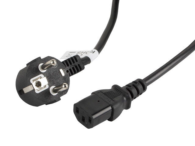 CABLE DE ALIMENTACION LANBERG SCHUKO CEE 7/7 A IEC320 C13 5M