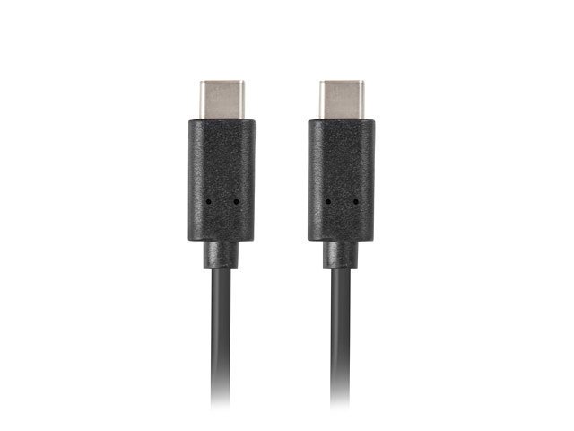 CABLE USB LANBERG 2.0 MACHO/USB TIPO C MACHO 1.8M NEGRO