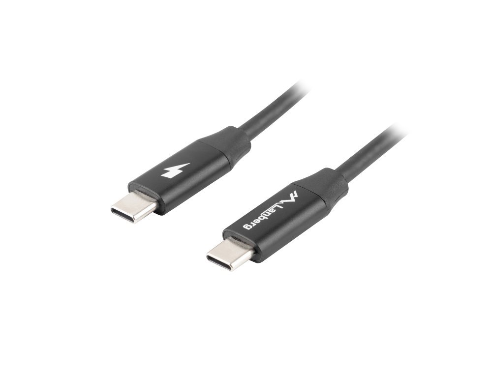 CABLE USB LANBERG 2.0 MACHO/USB TIPO C MACHO QUICK CHARGE 4.0 1.8M NEGRO