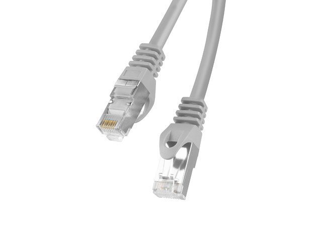 CABLE RED LANBERG LATIGUILLO CAT.6 FTP 1M GRIS FLUKE PASSED