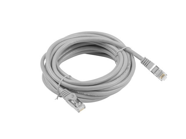 CABLE RED LANBERG LATIGUILLO CAT.6 FTP 5M GRIS FLUKE PASSED
