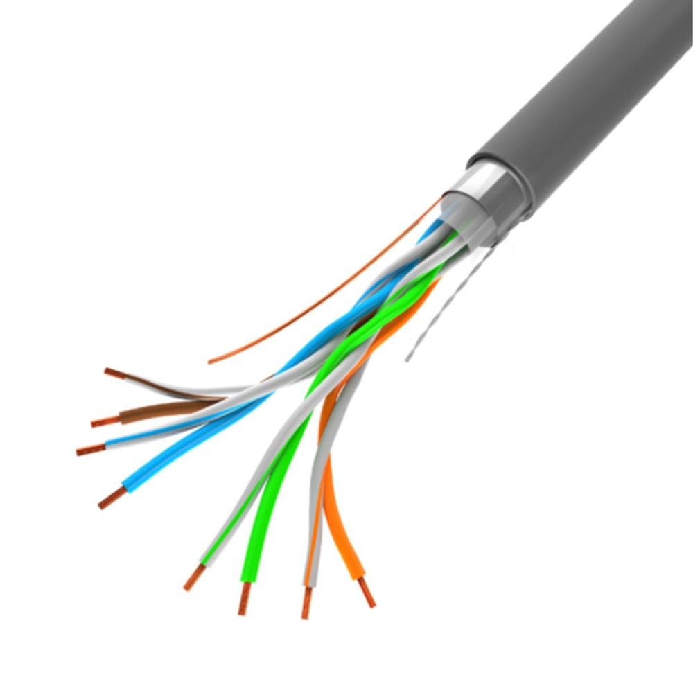 BOBINA 1GB/S LANBERG UTP RJ45 SOLIDO CCA AWG24 305M GRIS