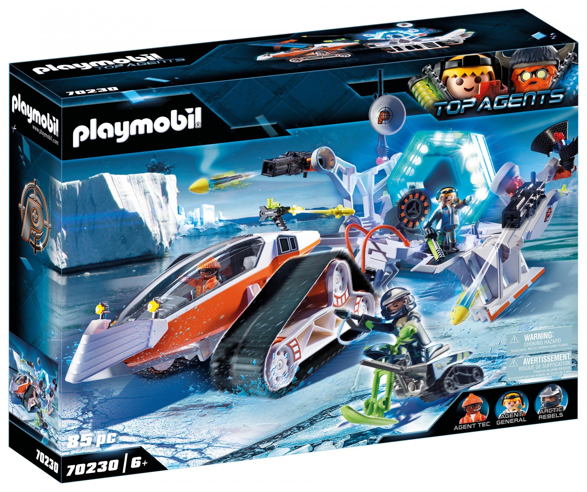 PLAYMOBIL ESPIAS SPY TEAM COMANDO DE NIEVE