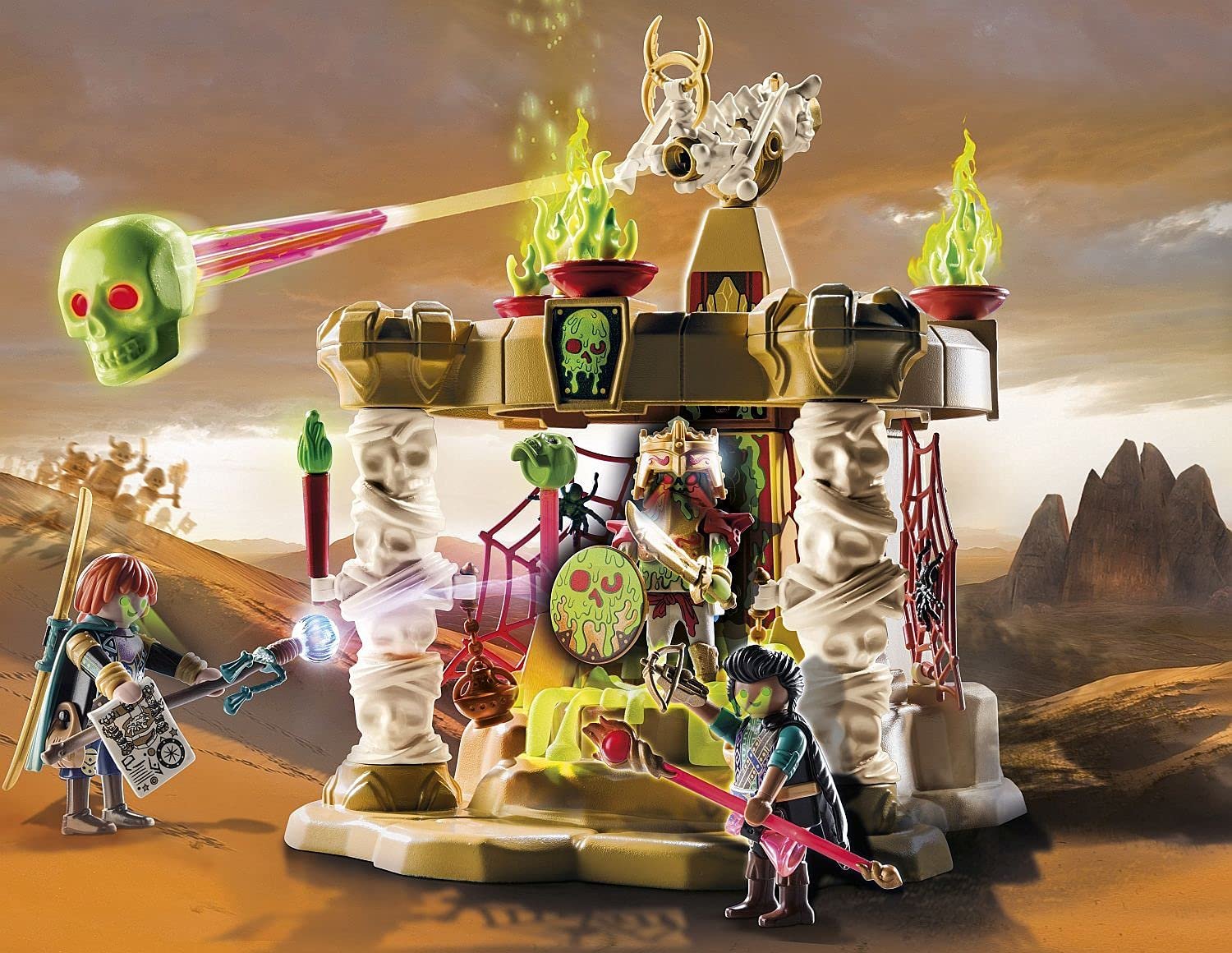 PLAYMOBIL SAL'AHARI SANDS - TEMPLO DEL EJERCITO DE ESQUELETOS