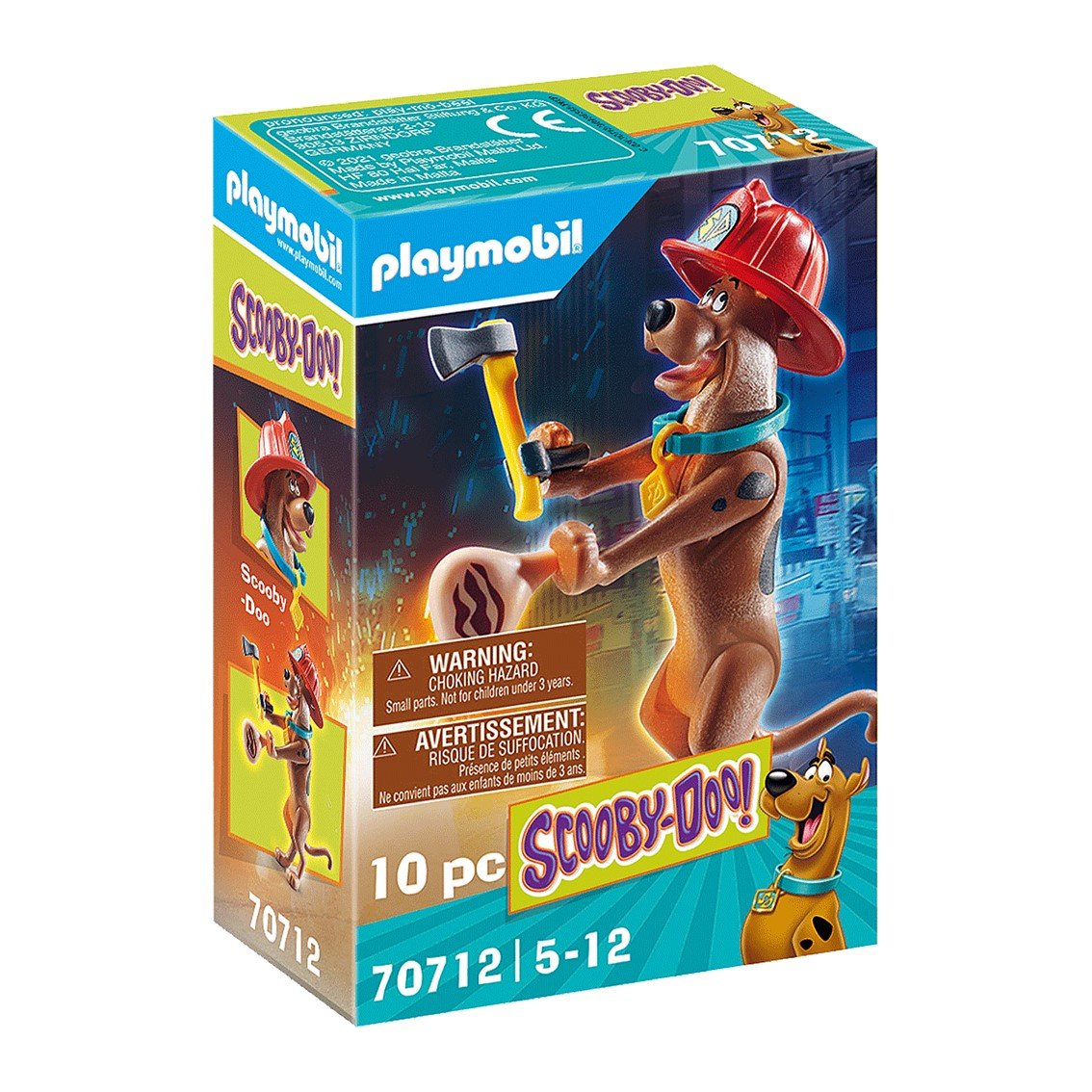 PLAYMOBIL SCOOBY-DOO! FIGURA COLECCIONABLE BOMBERO