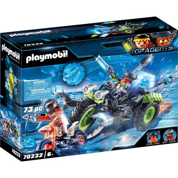 PLAYMOBIL ESPIAS REBELDES DEL ARTICO TRICICLO DE HIELO