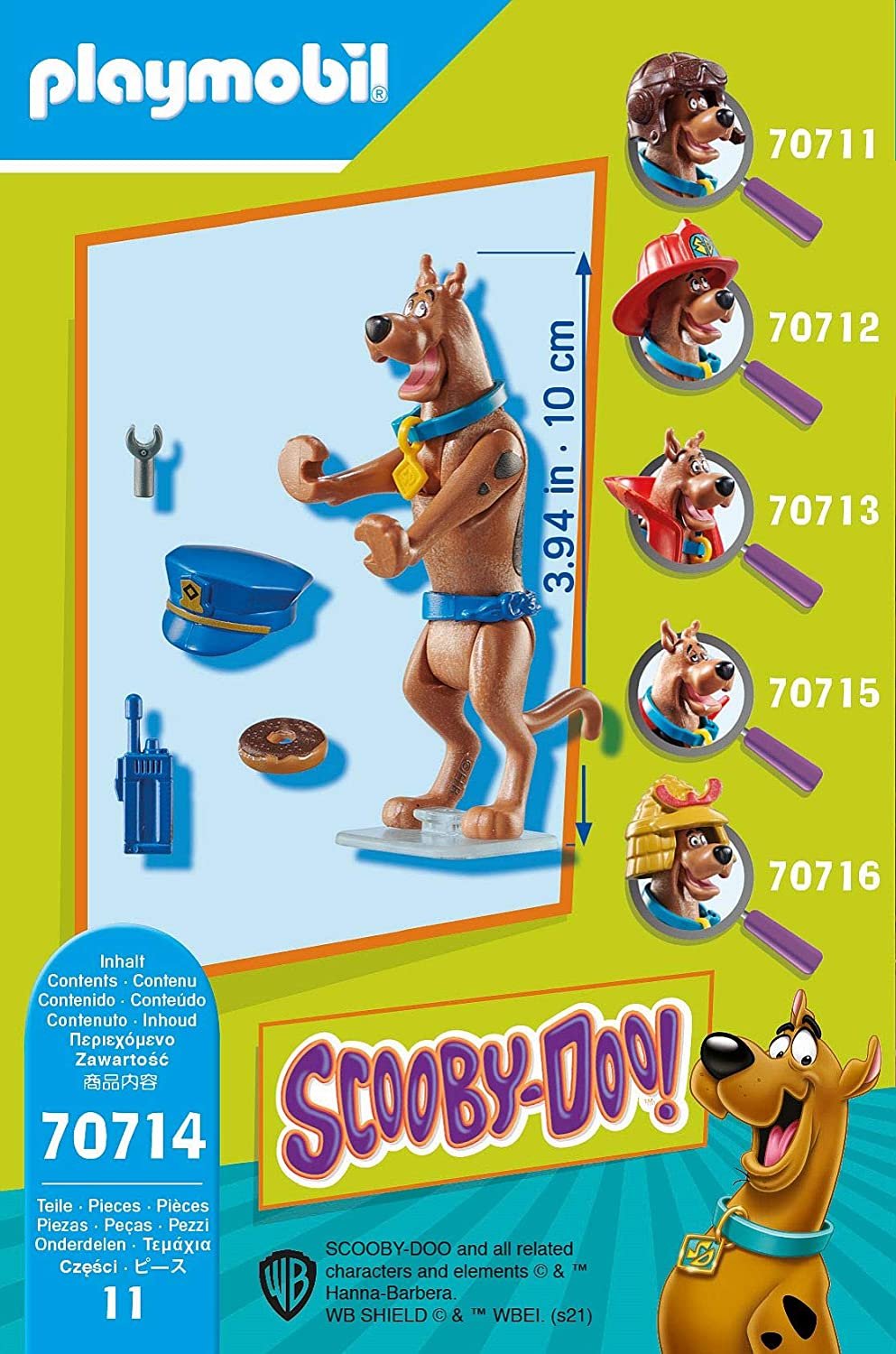 PLAYMOBIL SCOOBY-DOO! FIGURA COLECCIONABLE POLICIA