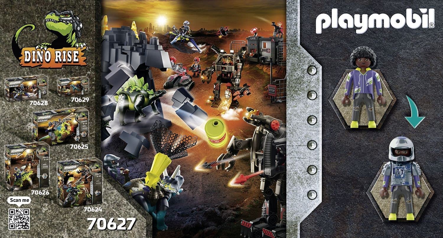 PLAYMOBIL TRICERATOPS: DISTURBIOS POR LAS PIEDRAS LEGENDARIAS