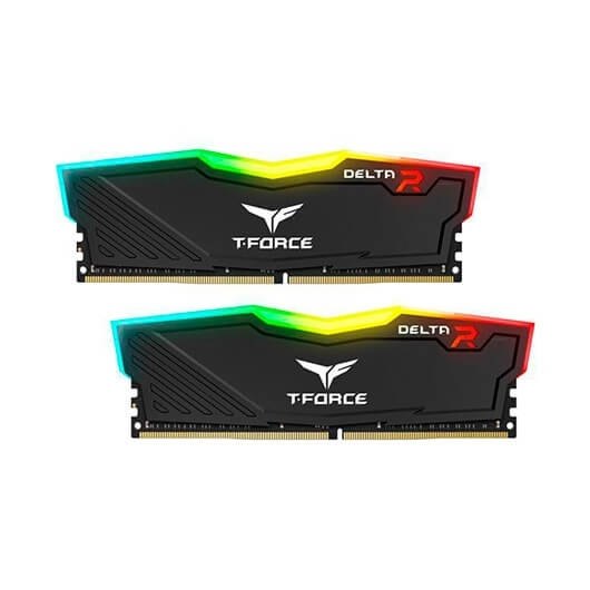 MEMORIA RAM DDR4 16GB 2X8GB 3200MHz TEAMGROUP DELTA T-FORCE RGB/ CL 16 / 1.35V TF3D416G3200HC16FDC01