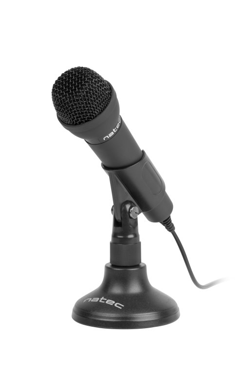 MICROFONO NATEC ADDER NEGRO