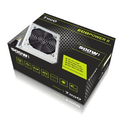 FUENTE DE ALIMENTACION TOOQ EP-II TQEP-500SSE 500W CON CABLE ALIMENTACION