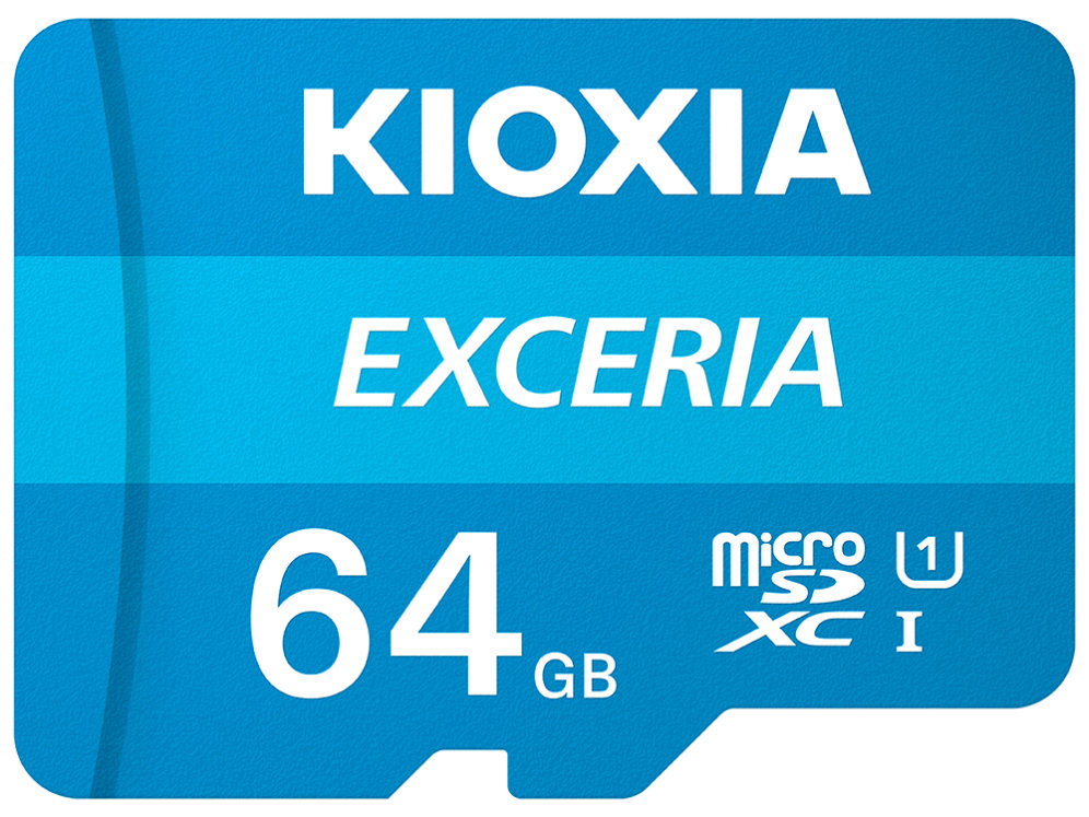 TARJETA MEMORIA MICRO SD KIOXIA 64GB EXCERIA UHS-I C10 R100 CON ADAPTADOR