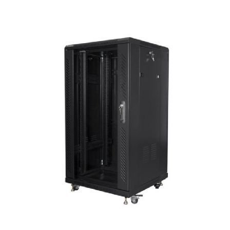 ARMARIO RACK LANBERG 22U 600X600 AUTOENSAMBLADO 19" HASTA 60KG NEGRO