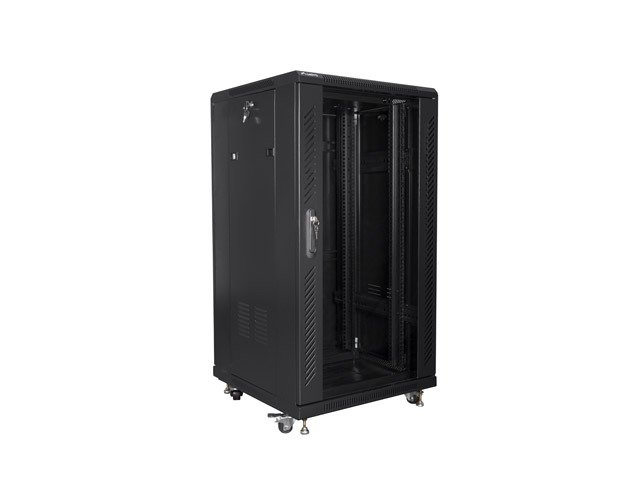 ARMARIO RACK LANBERG 22U 600X600 AUTOENSAMBLADO 19" HASTA 60KG NEGRO