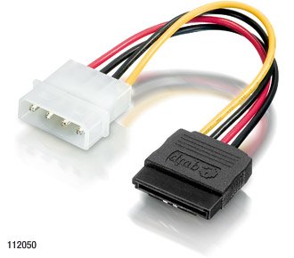 CABLE ALIMENTACION SATA EQUIP ( MOLEX A SATA)