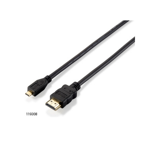 CABLE HDMI EQUIP 1.4 HIGH SPEED A MICRO HDMI 2M