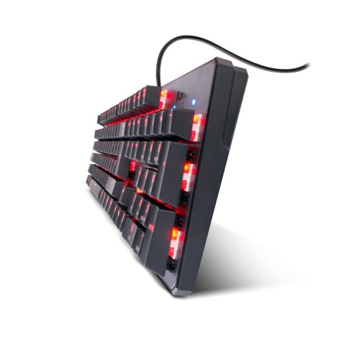 TECLADO GAMING KROM KERNEL USB RETROILUMINADO MECANICO NEGRO