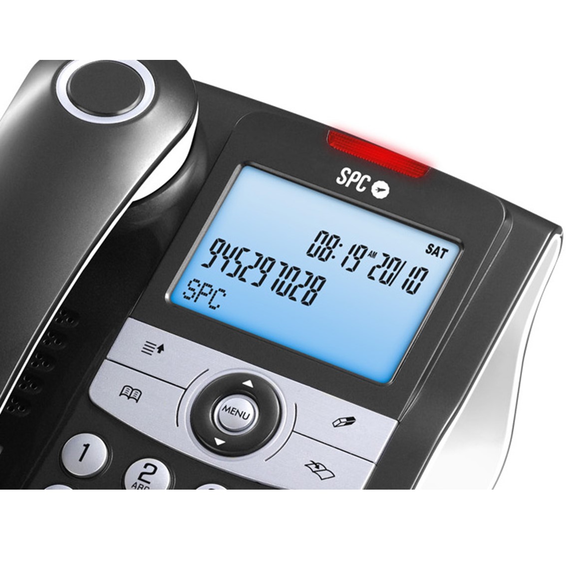 TELEFONO FIJO SPC ELEGANCE ID NEGRO PANTALLA ILUM./ 8 MELODIAS/ 70 MEMORIAS/ MANOS LIBRES