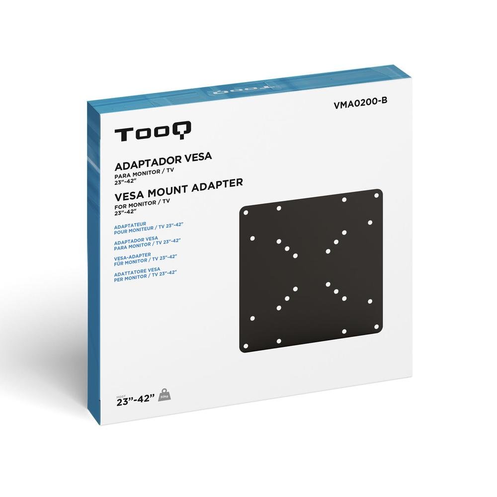 ADAPTADOR VESA TOOQ VMA0200-B 200X200,200X100,100X200 NEGRO