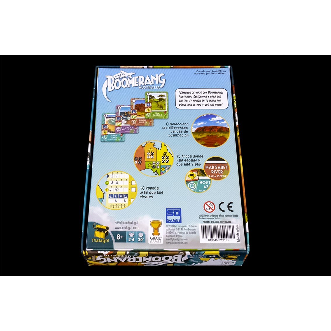 JUEGO DE MESA BOOMERANG AUSTRALIA PEGI 8