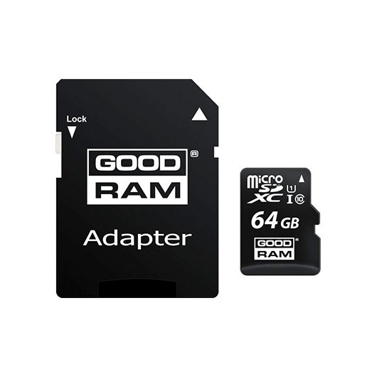 GOODRAM MICRO MEM SD 64GB M1AA CL10 UHS-I+ADAPT