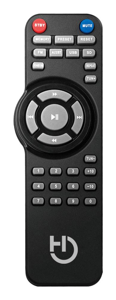 ALTAVOCES HIDITEC 2.1 MULTIMEDIA H400 DARK EDITION 80W BLUETOOTH USB SD RADIO