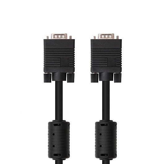 CABLE SVGA CON FERRITA NANOCABLE HDB15 / M-HDB15 / M NANOCABLE 1.8m.