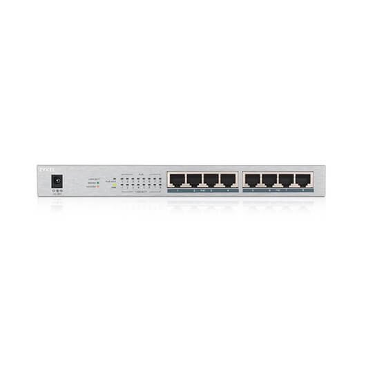SWITCH 8 PUERTOS ZYXEL / GESTIONABLE / POE / FULL DUPLEX 10/100/1000