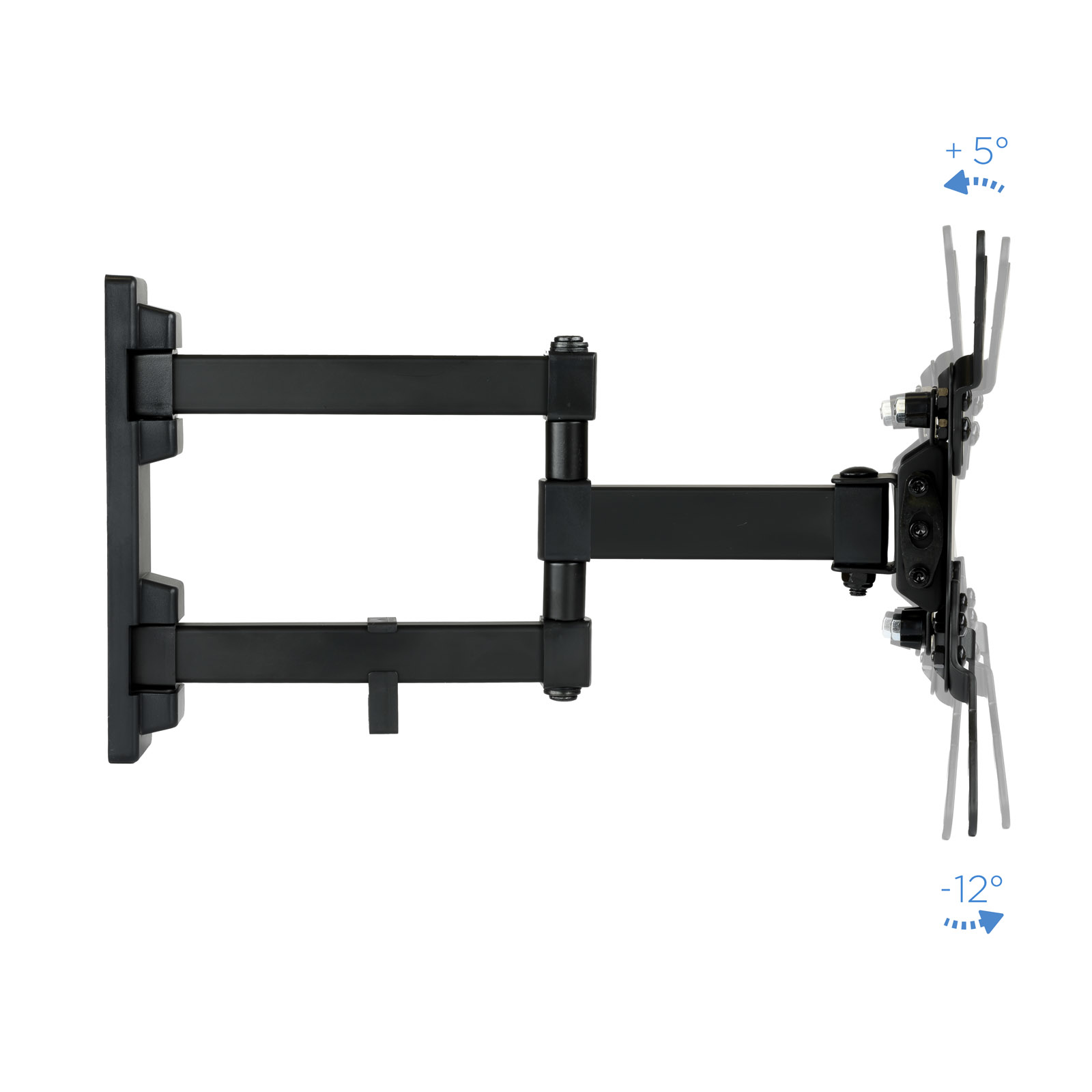 SOPORTE PARED TV TELEVISION MONITOR TOOQ 13-42" TOUR/INCLI 3 PIVOTS