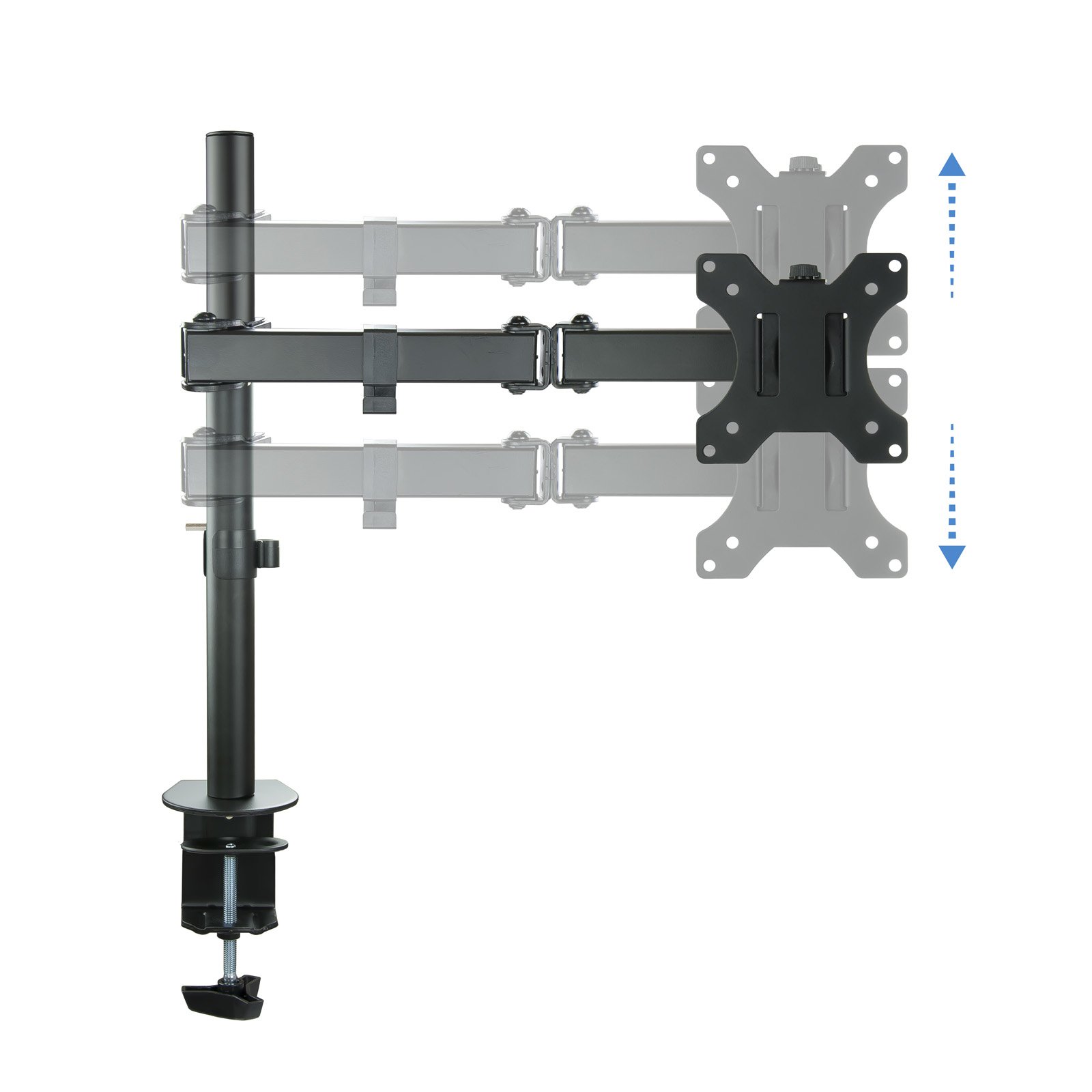 SOPORTE MONITOR PARA MESA TOOQ 13-32" VESA 100X100 8KG