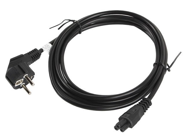 CABLE ALIMENTACION LANBERG VDE CEE 7/7 A IEC 320 C5 3M