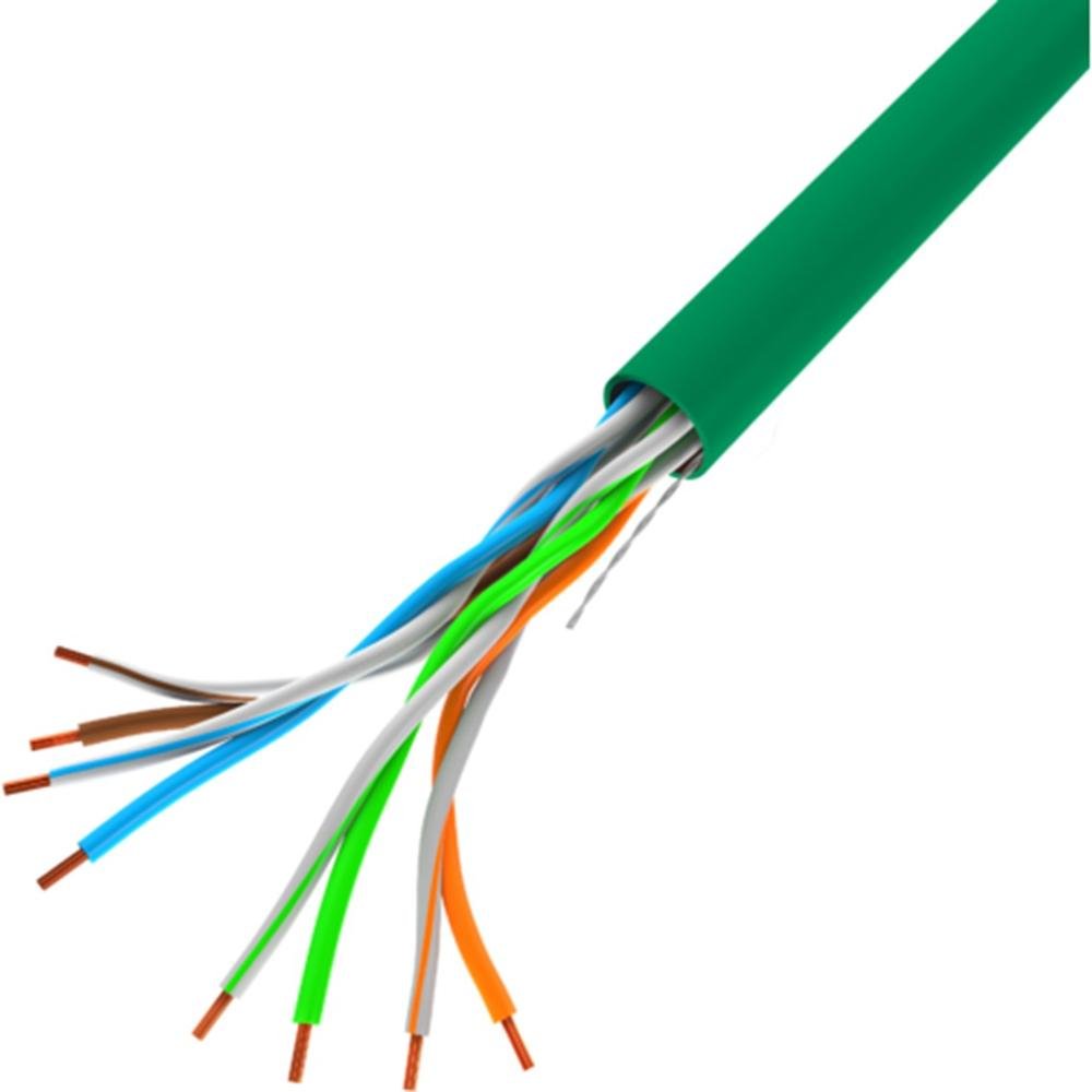 BOBINA 100MB/S LANBERG UTP 305M SOLID CCA VERDE
