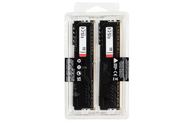 MEMORIA RAM DDR4 32GB 2x16GB KINGSTON / 3200MHZ / PC4-25600 / FURY BEAST / NEGRO / 1.2V