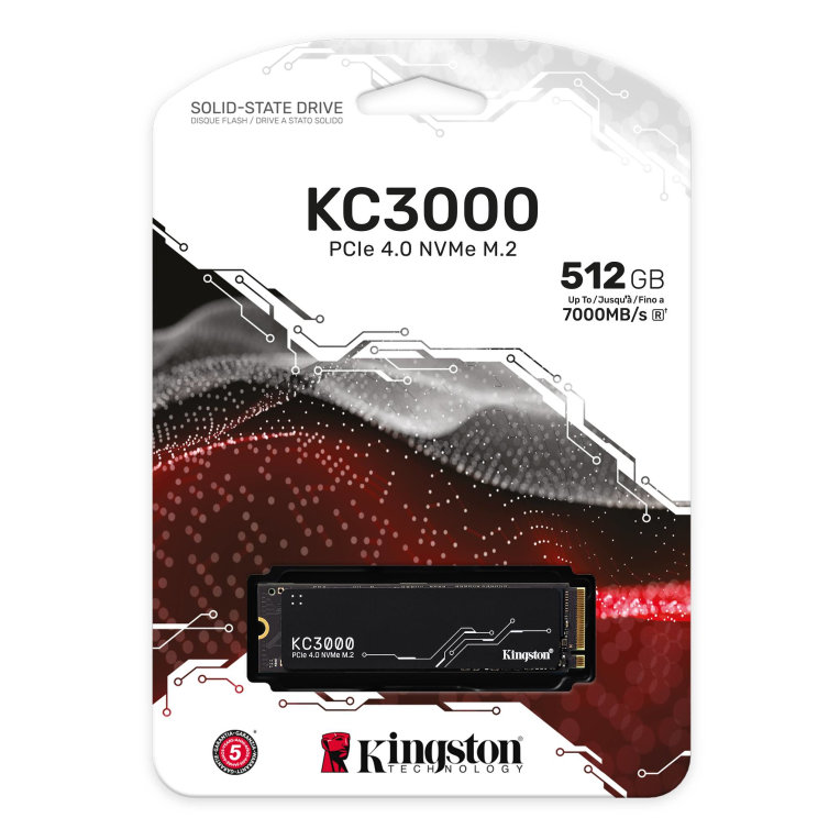 DISCO DURO INTERNO SSD KINGSTON KC3000 512GB M.2