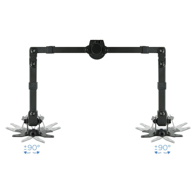 SOPORTE MESA TOOQ DB1232TN-B 2 PANTALLAS 13-32" MAX 8KG POR BRAZO NEGRO