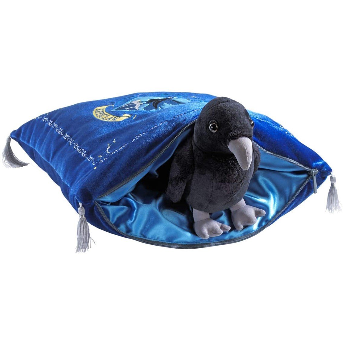 PELUCHE PACK THE NOBLE COLLECTION HARRY POTTER CUERVO MASCOTA RAVENCLAW + COJIN RAVENCLAW