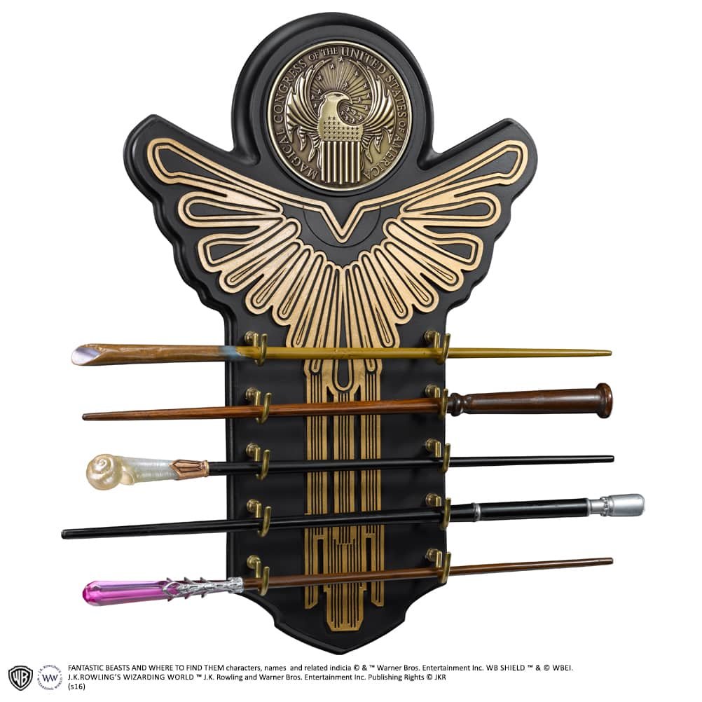 REPLICA THE NOBLE COLLECTION EXPOSITOR VARITAS ANIMALES FANTASTICOS Y DONDE ENCONTRARLOS NEWT PORPETINA QUEENIE SERAPHINA Y GRAVES