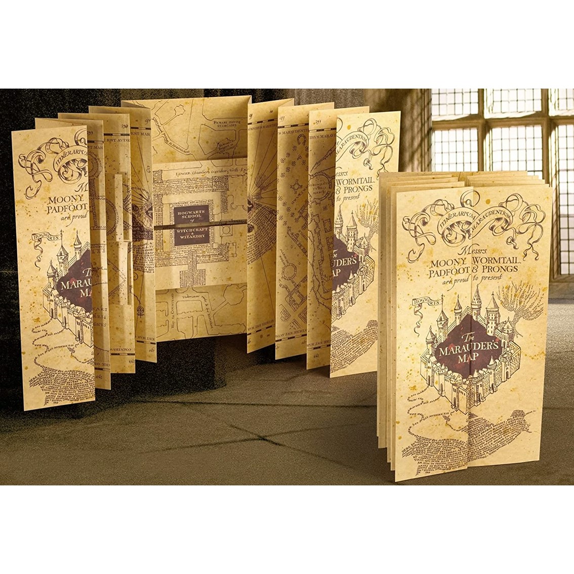 REPLICA THE NOBLE COLLECTION HARRY POTTER MAPA DEL MERODEADOR
